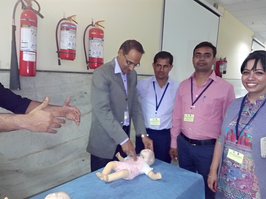 Participating in Advanced Trauma Care Training at JPN Apex Trauma Centre, New Delhi